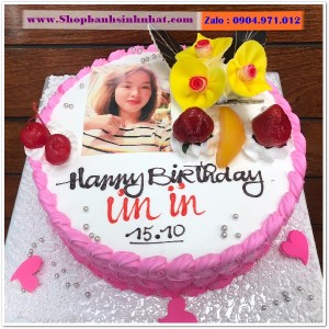 Bánh Sinh Nhật In Hình Ảnh - H196